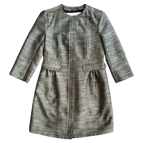 Burberry London Brown Printed Coat, US6/IT40 SRP: $1500 - Picture 1 of 12